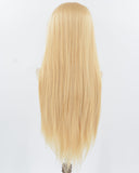 Blonde Straight Synthetic Lace Front Men's Wig MW065
