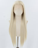 Ash Blonde Mixed Synthetic Lace Front Wig WW931