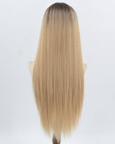 Ombre Blonde Straight Synthetic Wig HW772