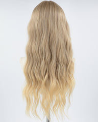 Blonde Brown Long Synthetic Wig HW442
