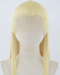 613 Blonde Straight Synthetic Lace Front Men's Wig MW054