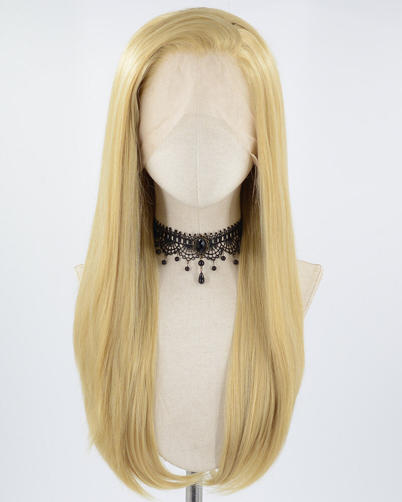 Blonde Natural Synthetic Lace Front Wig for Daily Wear WW572