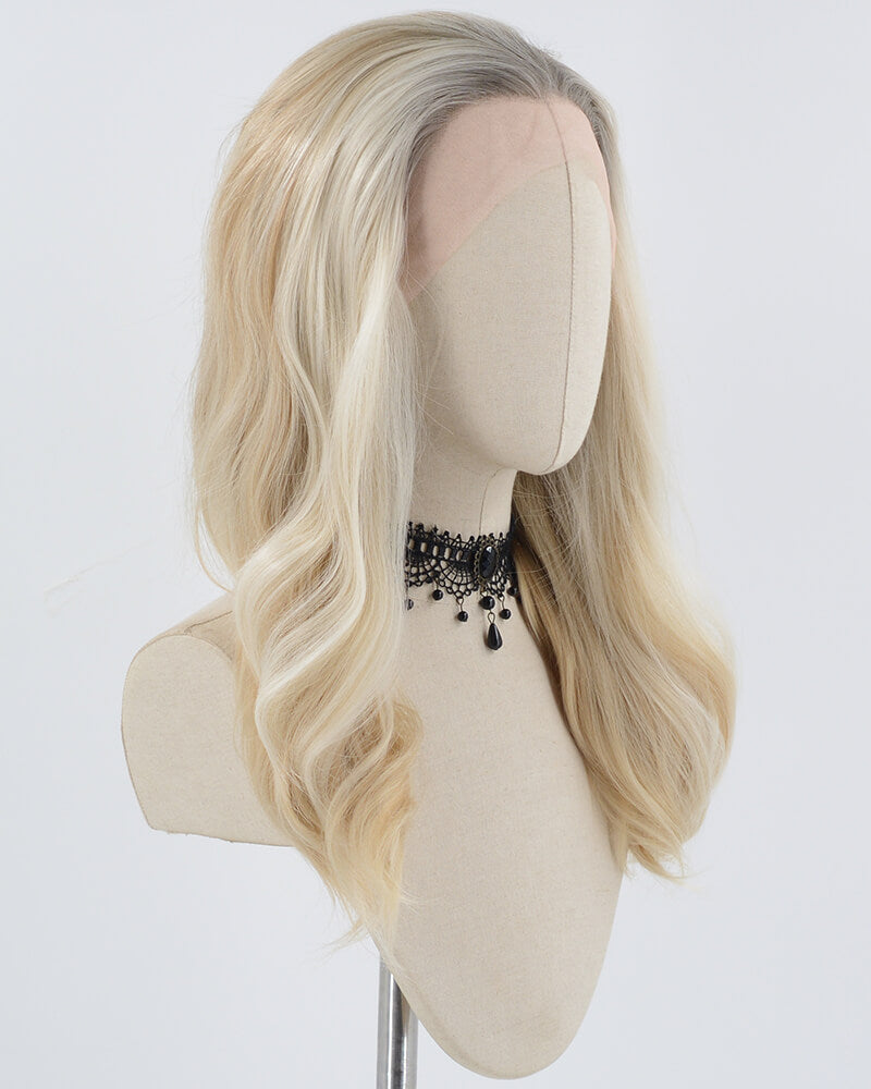 Ombre Blonde Synthetic Lace Front Wig WW780