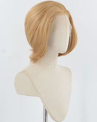 Blonde Short Synthetic Lace Front Men's Wig MW039