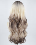 Blonde Ombre Black Synthetic Wig HW312
