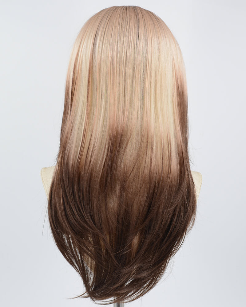 Ombre Brown Synthetic Lace Front Wig WW577