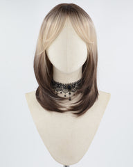 Blonde Ombre Brown Synthetic Wig HW461