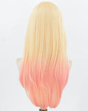 Pink Blonde Synthetic Wig HW814