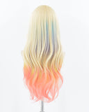 Blonde Ombre Orange Synthetic Wig HW475