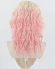 Blonde Ombre Pink Synthetic WigHW706