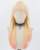 Pink Blonde Synthetic Wig HW814