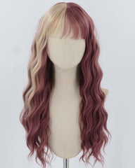 Purple Blonde Synthetic Wig HW654
