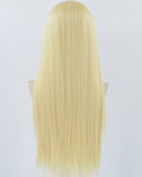 613 Blonde Straight Synthetic Lace Front Men's Wig MW054
