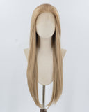 Blonde Long Straight Synthetic Lace Front Wig WW940