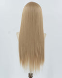 Long Blonde Brown Synthetic Lace Front Wig WW530