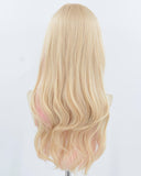 Pink Blonde Synthetic Wig HW757