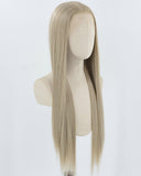 Blonde Long Straight Synthetic Lace Front Wig WW884