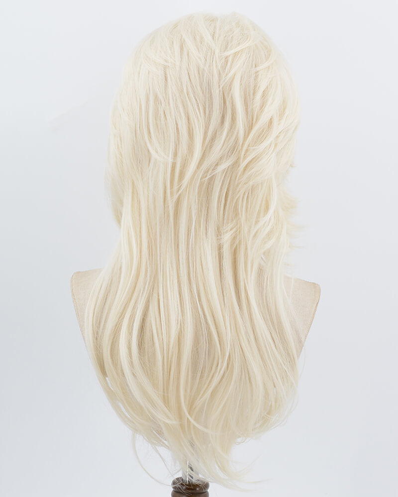 Platinum Blonde Cosplay Synthetic Lace Front Wig WW1016