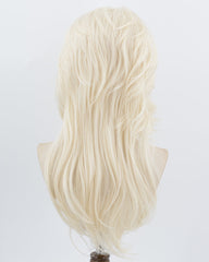 Platinum Blonde Cosplay Synthetic Lace Front Wig WW1016