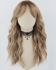 Mixed Blonde Curly Synthetic Wig HW647