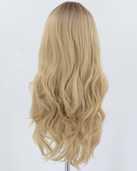 Ombre Blonde Wavy Synthetic Wig HW653