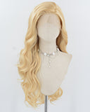 Blonde Wavy Synthetic Lace Front Wig WW910