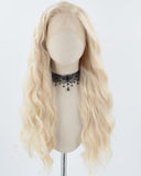 Mixed Blonde Wavy Synthetic Lace Front Wig WW760