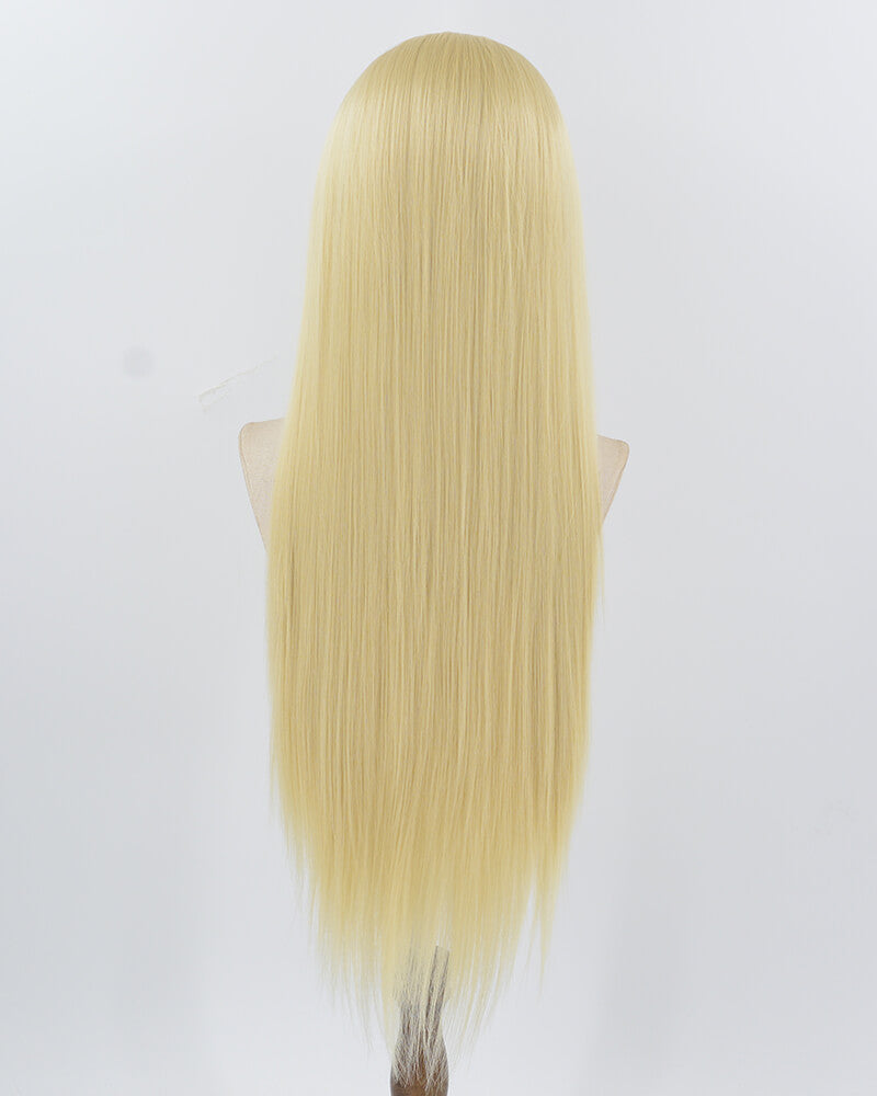 Blonde Long Straight Synthetic Lace Front Wig WW938