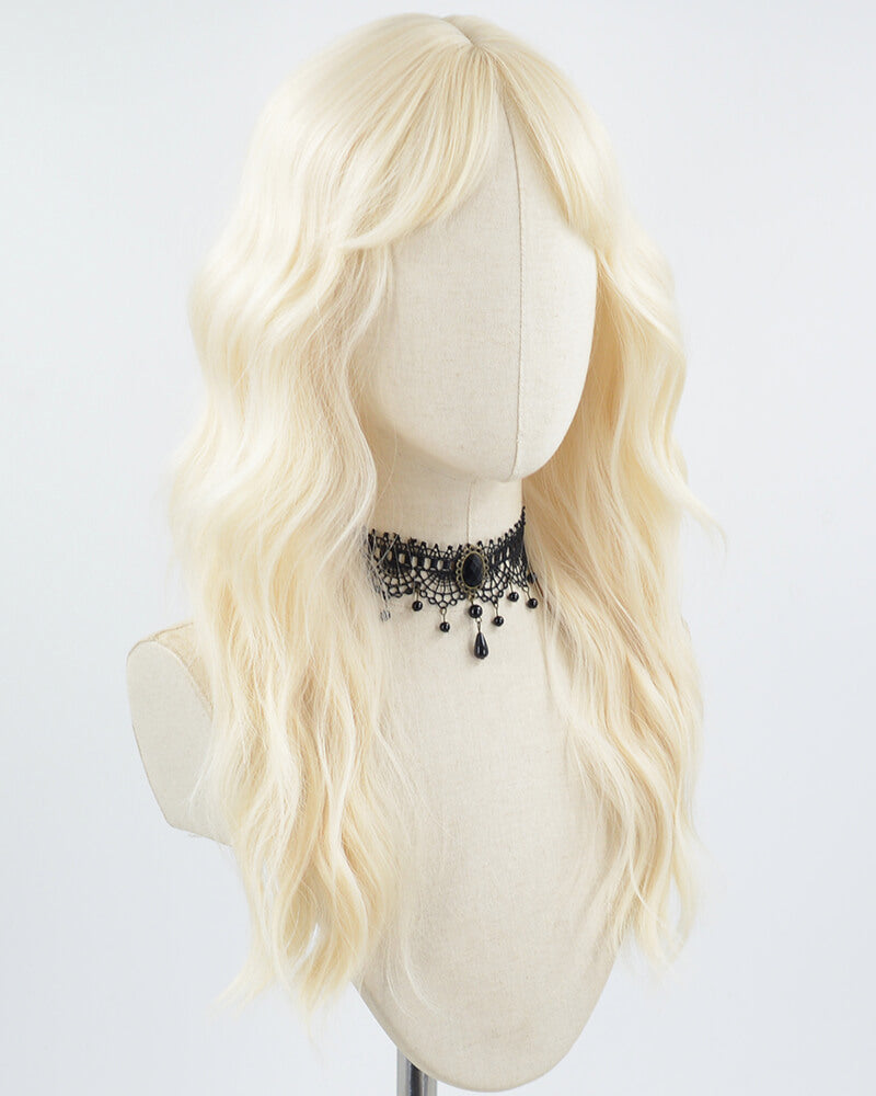 Blonde Curly Synthetic Wig HW401