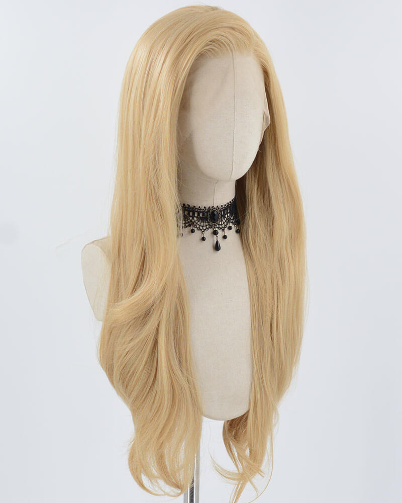 Blonde Wavy Synthetic Lace Front Wig WW665