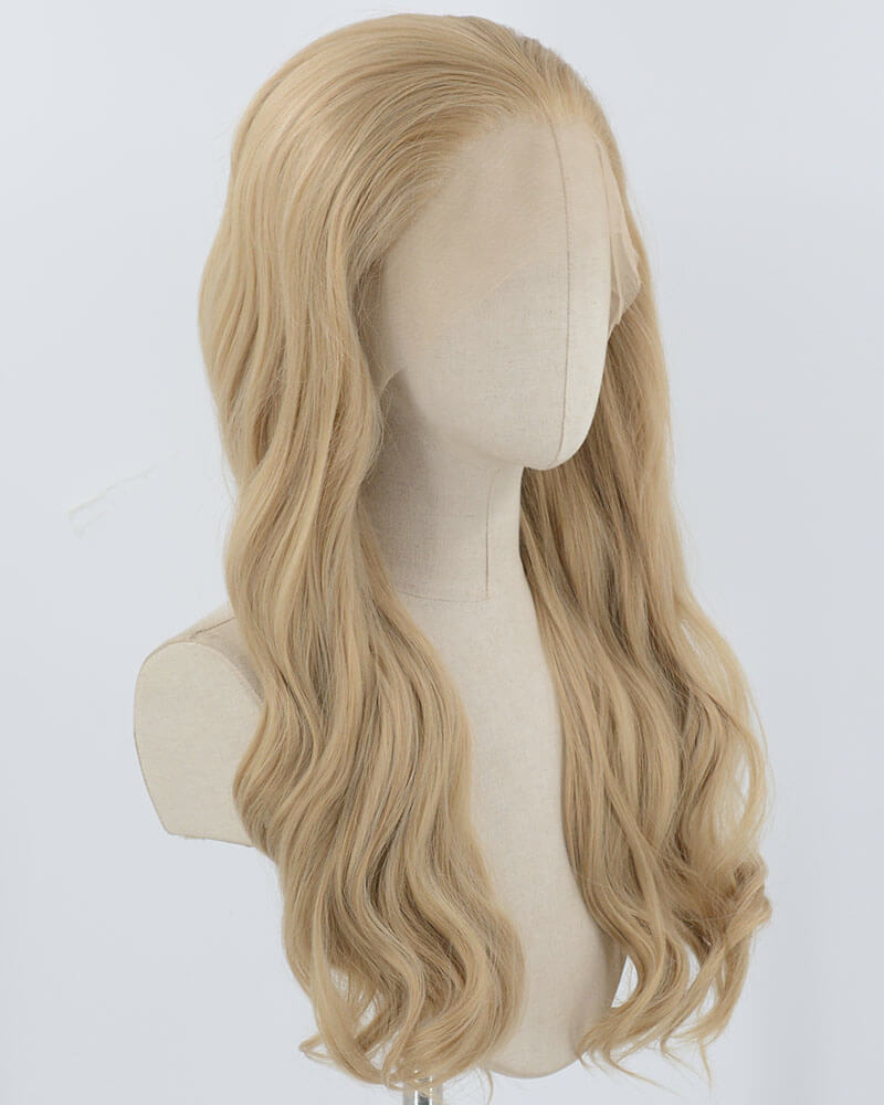 Blonde Wavy Synthetic Lace Front Wig WW893