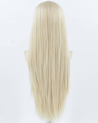 Ash Blonde Straight Synthetic Lace Front Wig WT220