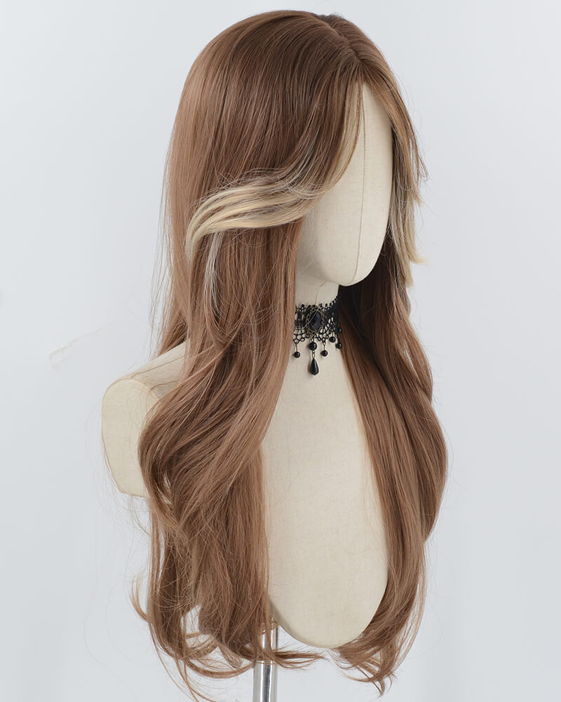 Blonde Brown Synthetic Wig HW738