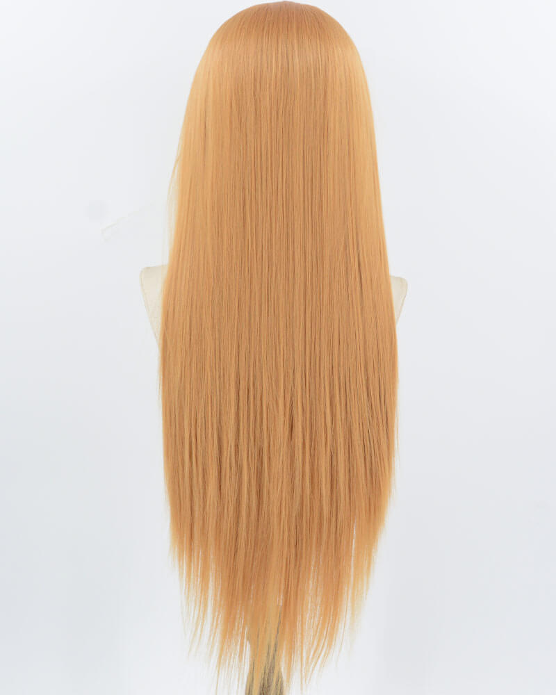 Blonde Long Straight Synthetic Lace Front Wig WW975
