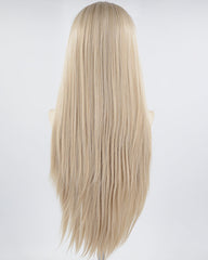 Long Ombre Blonde Synthetic Lace Front Wig WT019
