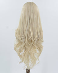 Ash Blonde Long Wavy Synthetic Wig HW702