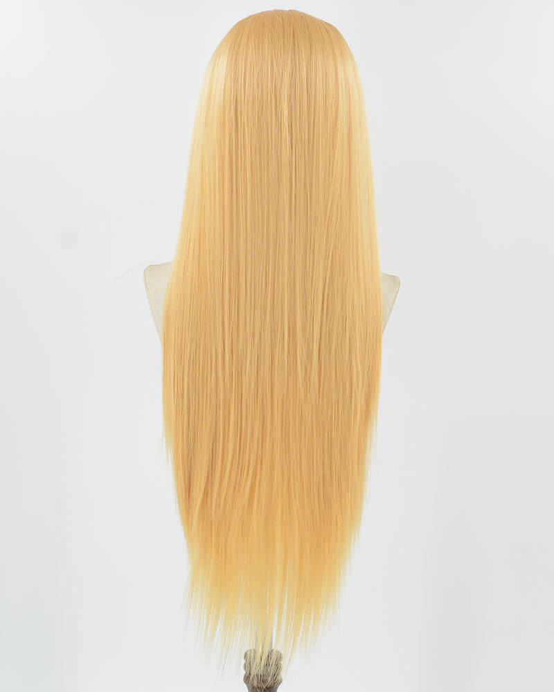 Golden Blonde Synthetic Lace Front Wig WW872