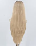 Ombre Blonde Natural Synthetic Lace Front Wig WW810
