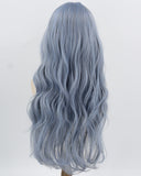 Blue Long Curly Synthetic Wig HW805