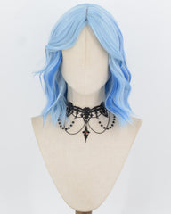 Ombre Blue Short Synthetic Wig HW891