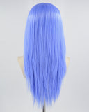 Blue Straight Synthetic Lace Front Wig WW584