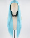 Blue Synthetic Lace Front Wig WW463