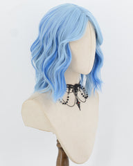 Ombre Blue Short Synthetic Wig HW891