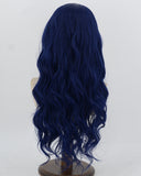 Blue Wavy Synthetic Lace Front Wig WW1077