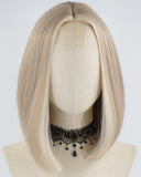 Short Ombre Brown Blonde Synthetic Wig HW359