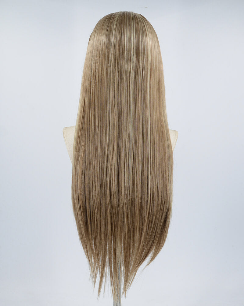 Brown Blonde Synthetic Lace Front Wig WW533