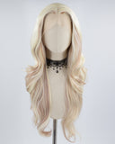 Blonde Brown Wavy Synthetic Lace Front Wig WW657