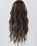 Blonde Brown Wavy Synthetic Wig HW588