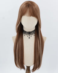 Brown Mixed Blonde Synthetic Wig HW817