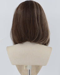 Black Skunk Stripe Bob Synthetic Lace Front Wig WW851